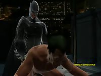 Batman hentai anal sex with a criminal