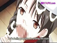 Baking turns into hot sex with naughty anime girl