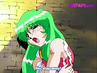 Anime girl got kidnapped and fucked by horny dudes