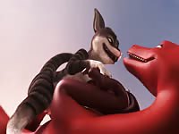 Furry dragon fucking a cat with big tails in furry porno - owner luxuretv.com