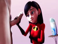 The incredibles hentai porn with young girl jacking off a cock