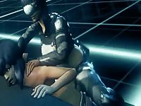 Cyber sex futanari sex with hot hentai slut