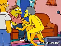 Horny cartoon busty wives getting pleasure by their hot old husbands 