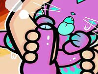 Horny colourful pussycat got her ass hole fucked hard