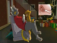 Young innocent 3D bird babe sucking old pervert fox cock