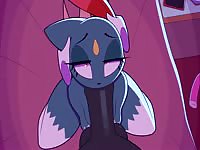 Hot lovely black cat bitch enjoys having painful anal sex