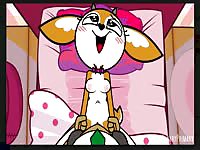 Hot animal girlfriend got her virgin pussy wrecked by her gentle boyfriend 