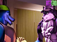 Monstrous 3D demons fucking each others ass holes using their gigantic dick