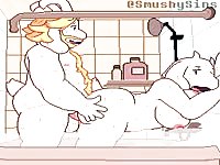 Lovely white MILF wife got her wet pussy passionately fucked from behind 