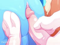 Blue virgin animal babe looks hot while getting rough anal sex