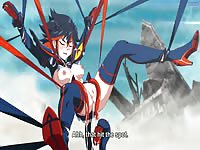 Sexy anime superhero girl got fucked by tentacles