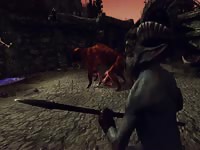 Force anal sex with 3D MILF and goblins