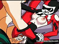 Horny cartoon MILF having sex in public with a young boy