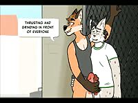 Furry Bros Stroking Each Other Cocks