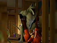 Hunky Wolf Fucks and Creampies Twink Fox