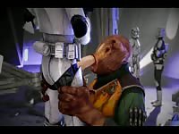 Alien Sucks off Scout Troopers Fat Cock