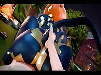 Pumpkin Girl Rides a Fat Cock with Her Thicc Ass