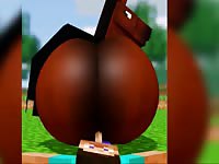 Fucking a Thicc Ass of a Plump Horse and Wolf